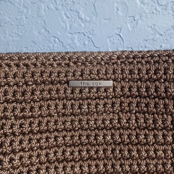 The SAK Classic Brown Crochet Shoulder Bag - Picture 2 of 5